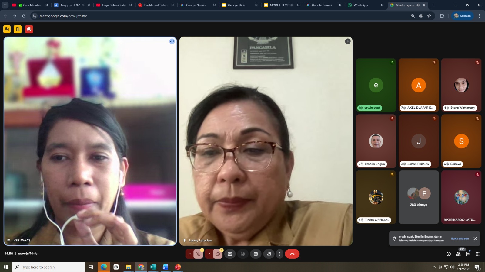 Persiapkan Masa Depan Siswa, Kepala SMAN 1 Ambon Sosialisasikan Mata Pelajaran Pilihan bagi Kelas X